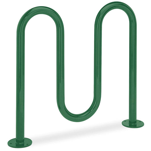 3-Loop Wave Style Bike Rack