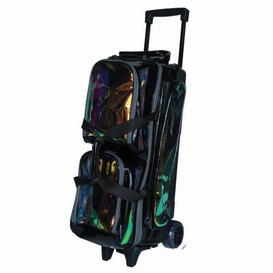 3 Ball Triple Luminous Black Bowling Bag | Bowlersmart