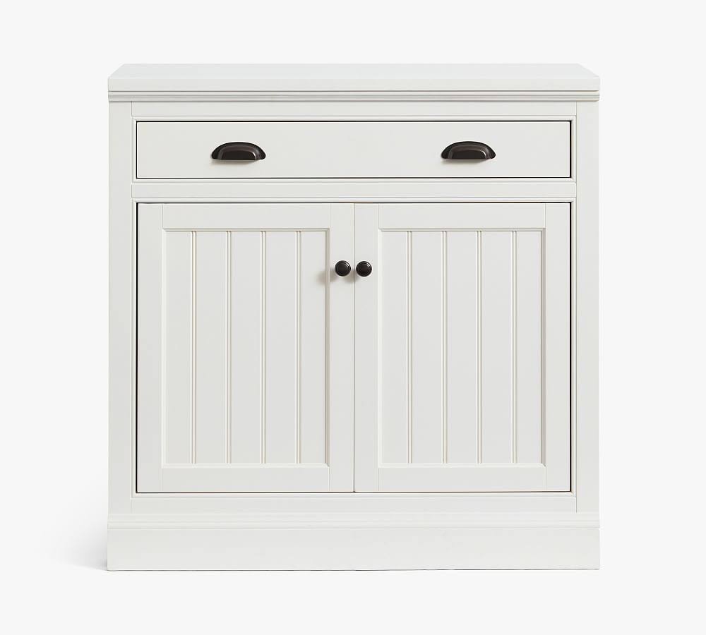 18 Cabinet Door Base - Left, Dutch White |