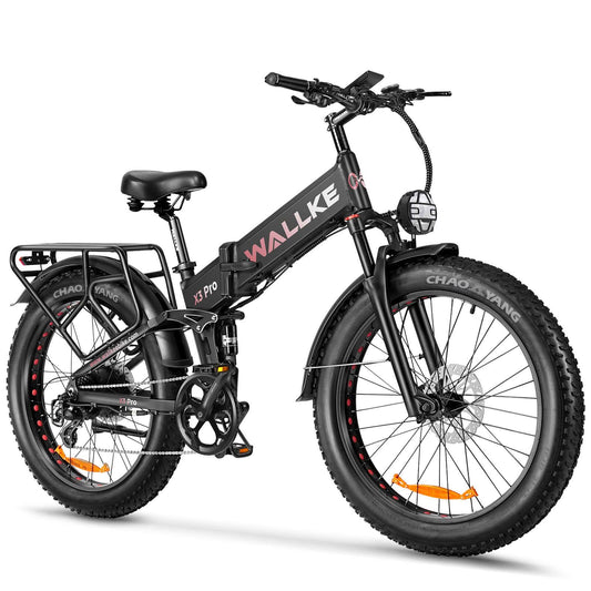 2023 X3 Pro Full Suspension Folding Electric Fat Bike