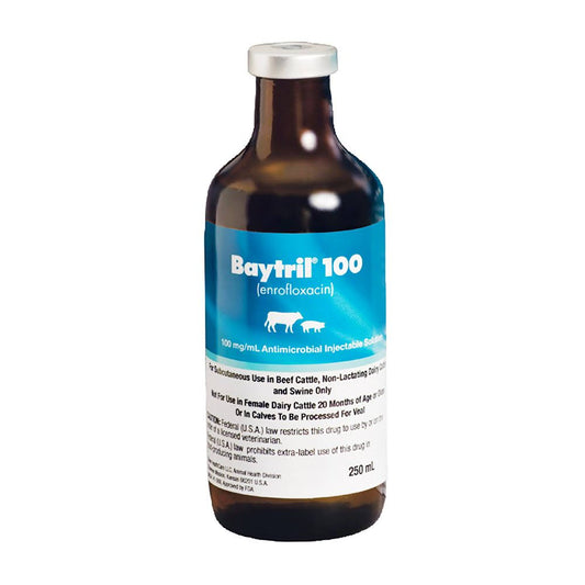 100 Antimicrobial Injectable Solution For Cattle & Swine