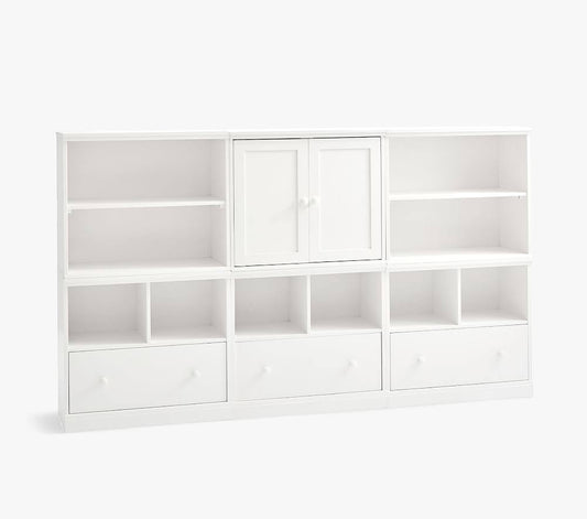 2 Bookcase Cubby 1 Cabinet