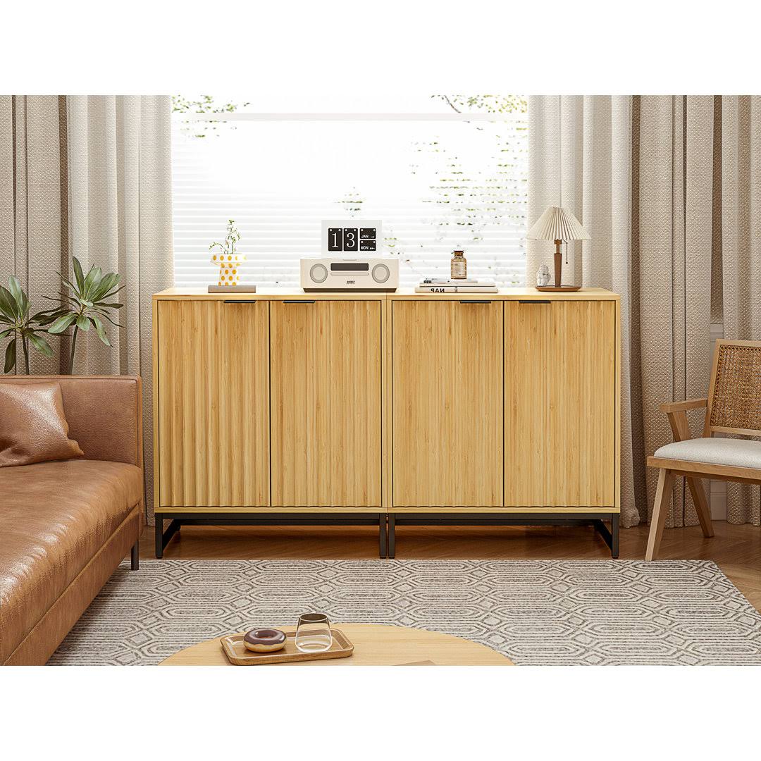 31.5 Wide Bamboo Solid Wood Sideboard