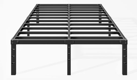 14 Inch Queen Bed Frame - Sturdy Platform Bed Frame Metal Bed Frame No Box Spring Needed Heavy Duty Queen Size Bed Frame Easy Assembly