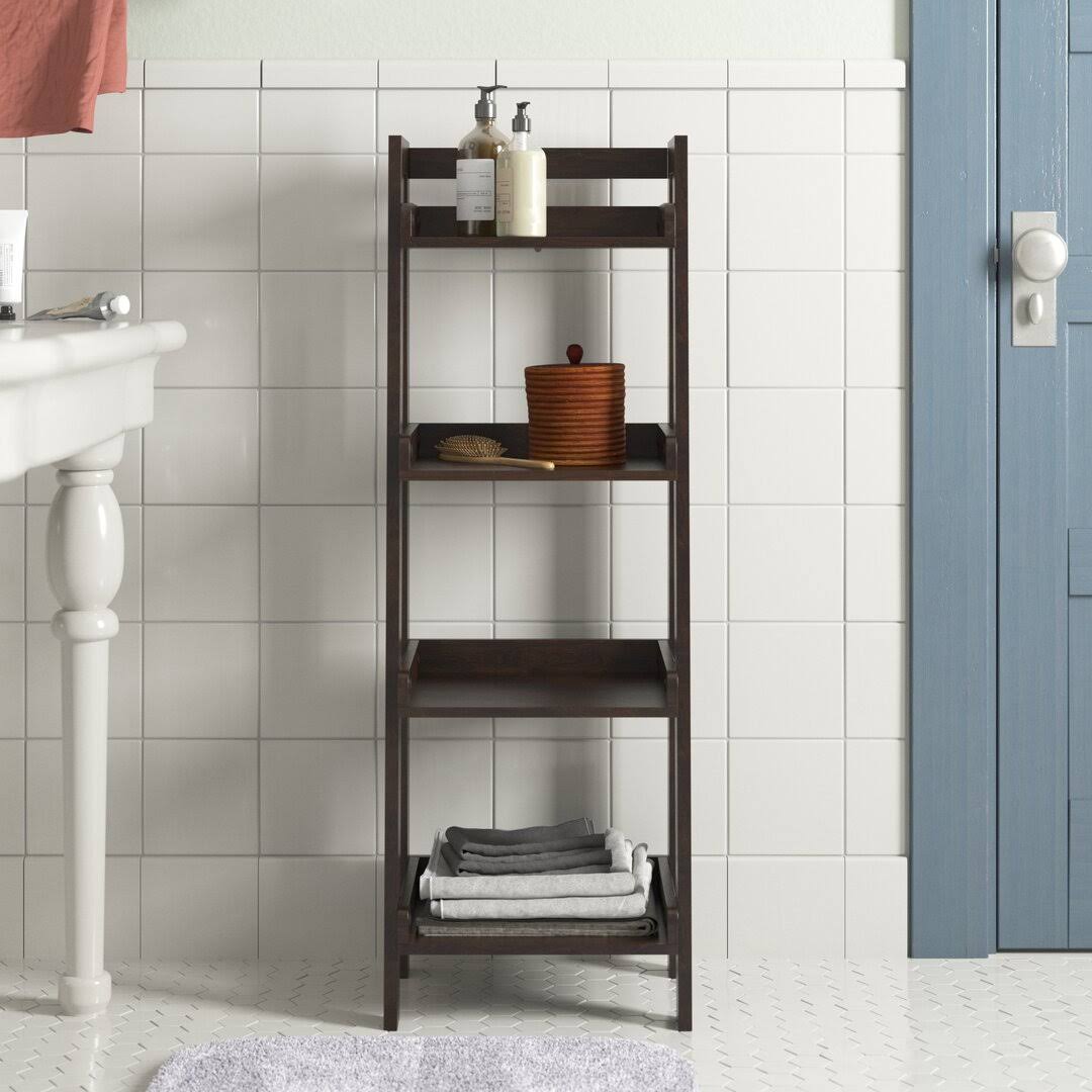 14.69 W X 42.7 H X 11.42 D Free-Standing Bathroom Shelves  Finish